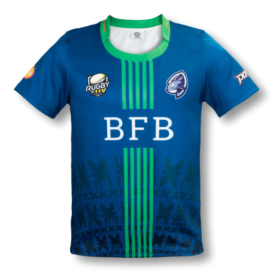 Sublimated Mens Execution Rugby Shirts Front